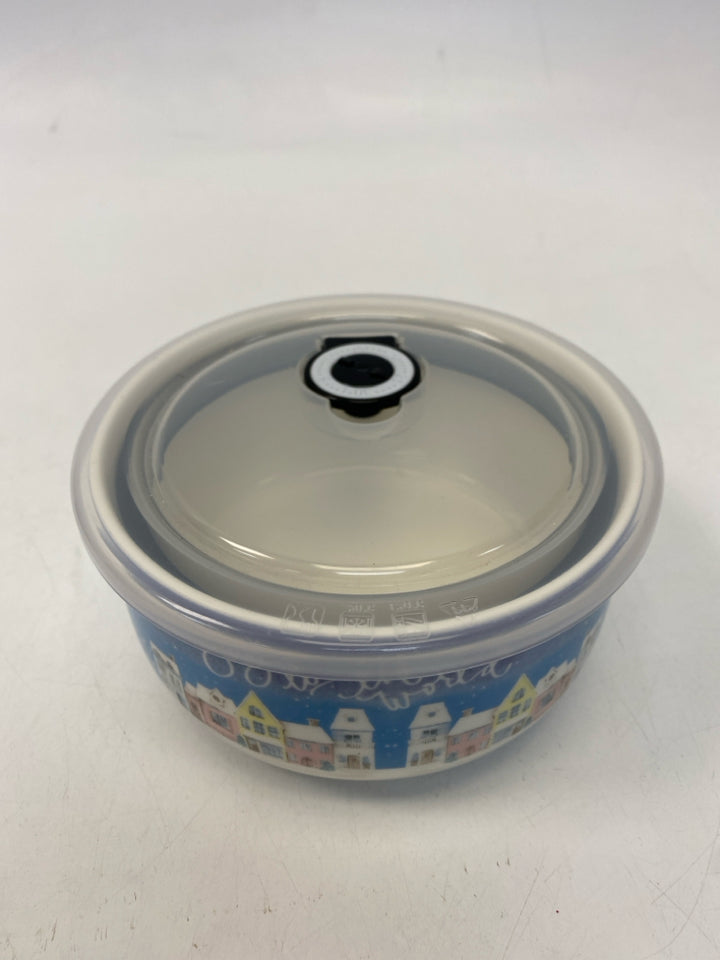 White Blue/Multi Bowl(s)