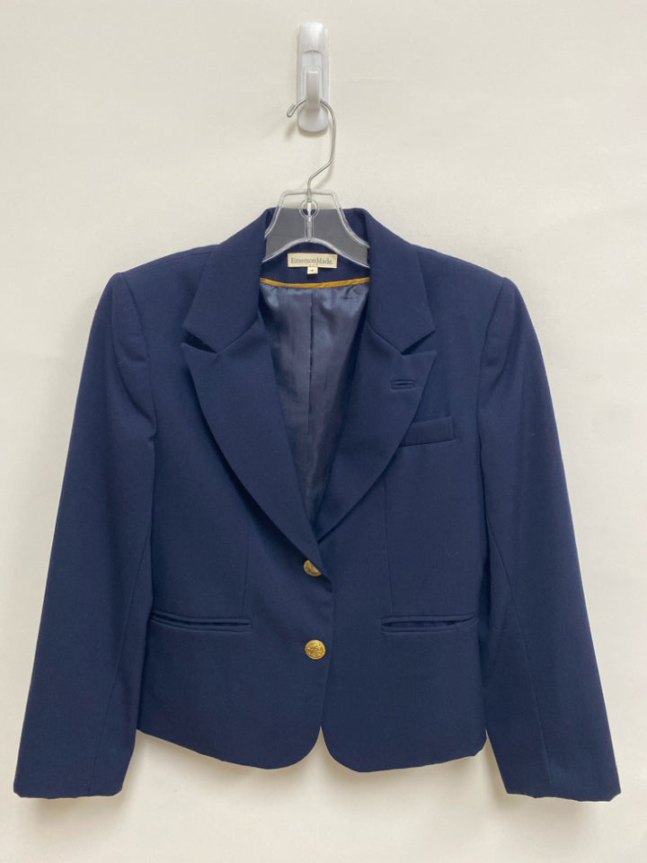 EMERSON FRY Size 4 Navy Ladies Jacket