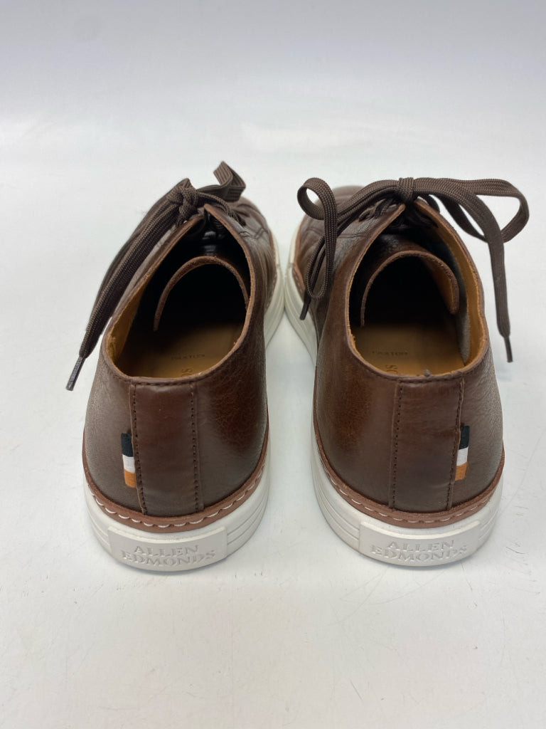 Allen Edmonds Size 10.5 Brown Lace-Up Leather Men&