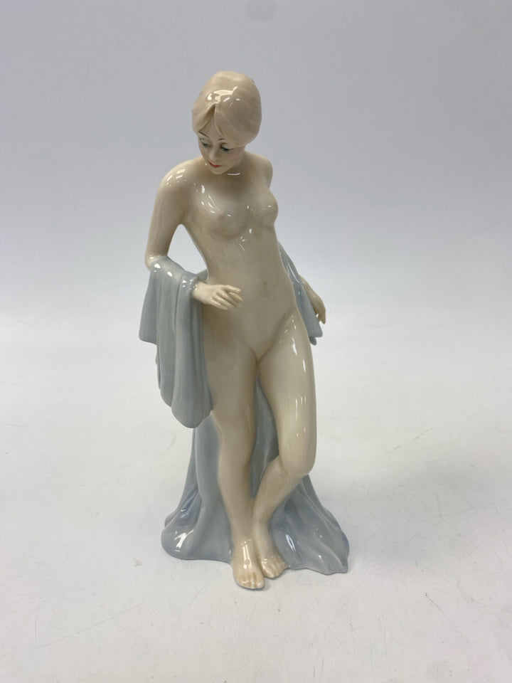 Royal Doulton Cream Pale Blue Figurine