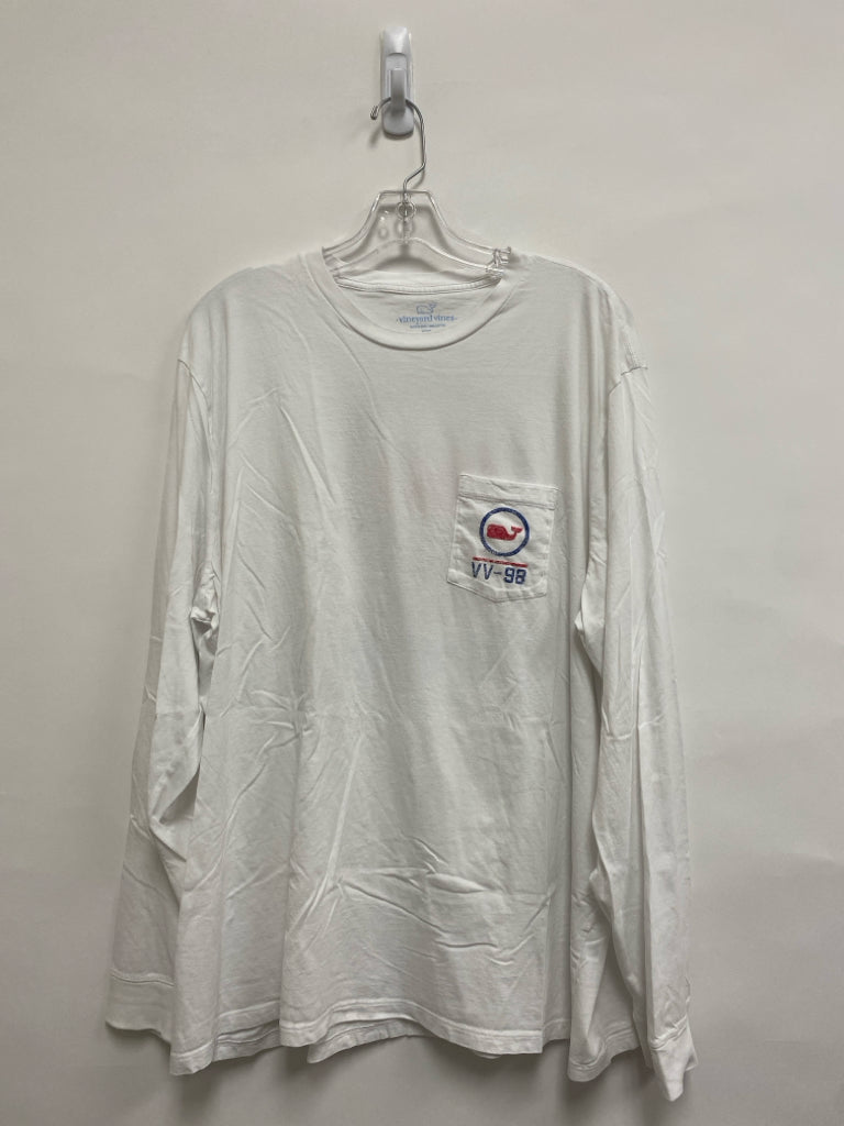 Vineyard Vines Size 2X White Red/Navy Men&