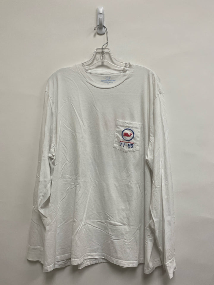 Vineyard Vines Size 2X White Red/Navy Men&