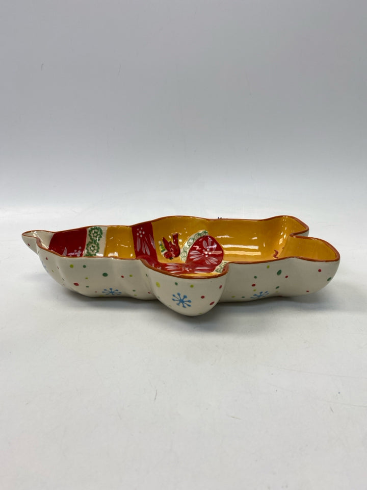 Temp-tations Gold Red/White Gingerbread Christmas