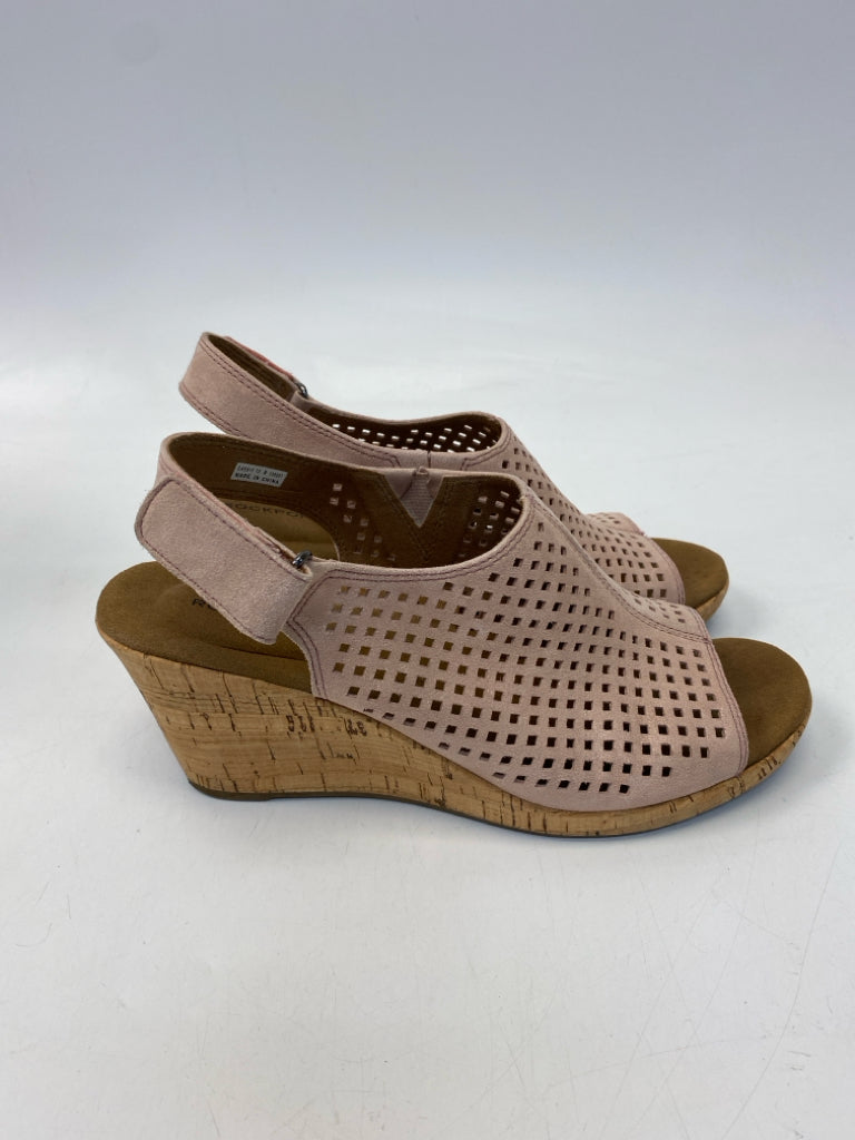 Rockport  Size 7.5 Pink Perforated Sandals