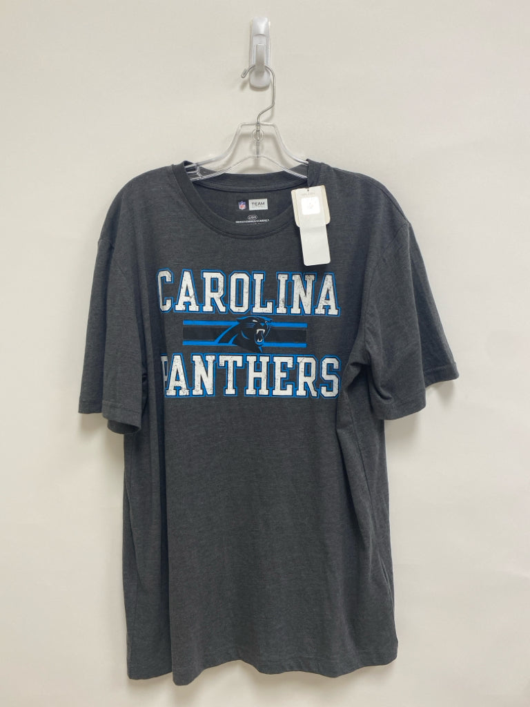 NWT NFL Size L Dark Gray Carolina Panthers Men&