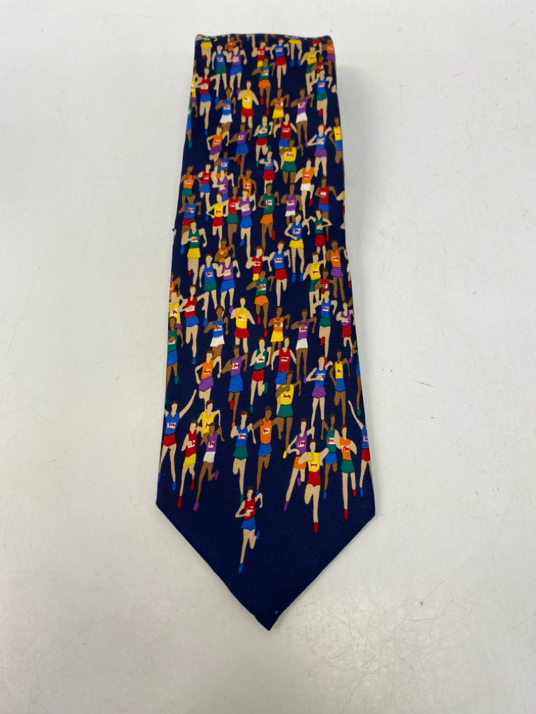 Navy Multi Color People Men&