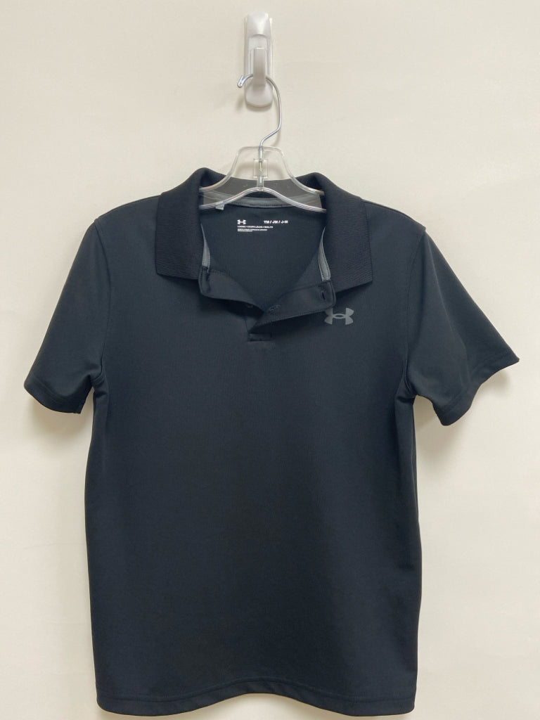 Under Armour SIZE M Black Polo Boy&