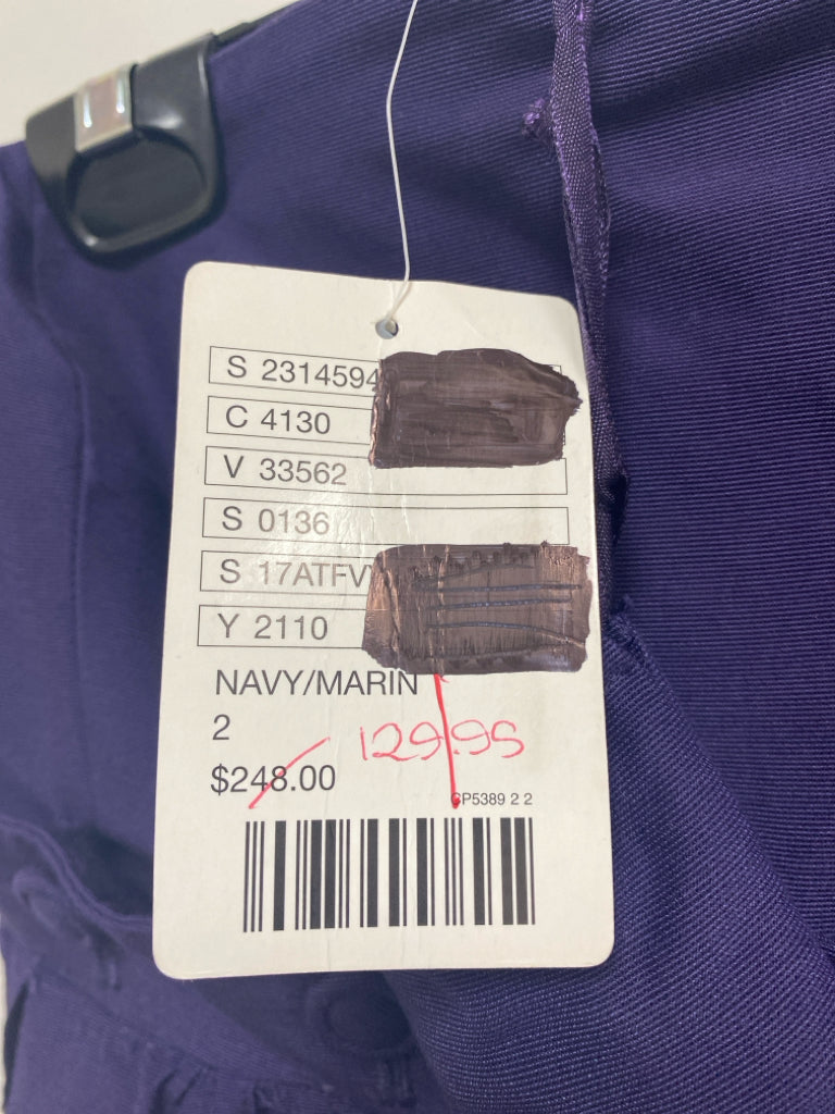 NWT Maeve Size 2 Dark Purple Ladies Dress