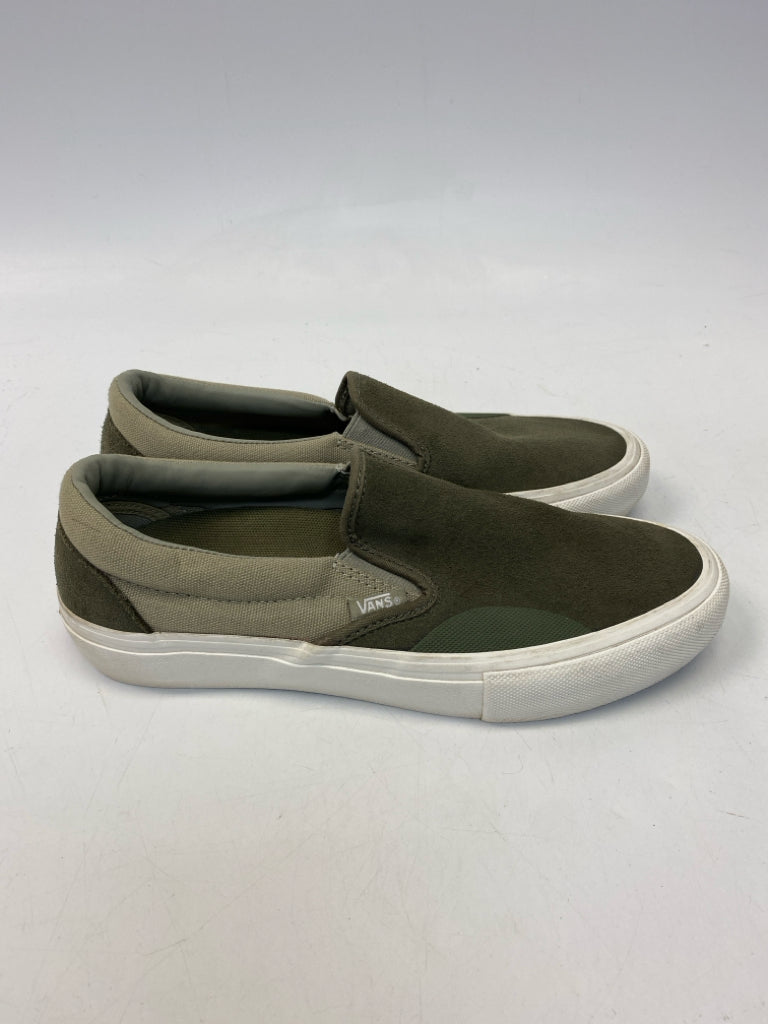 Vans SIZE 6.5 Olive Suede Boy&