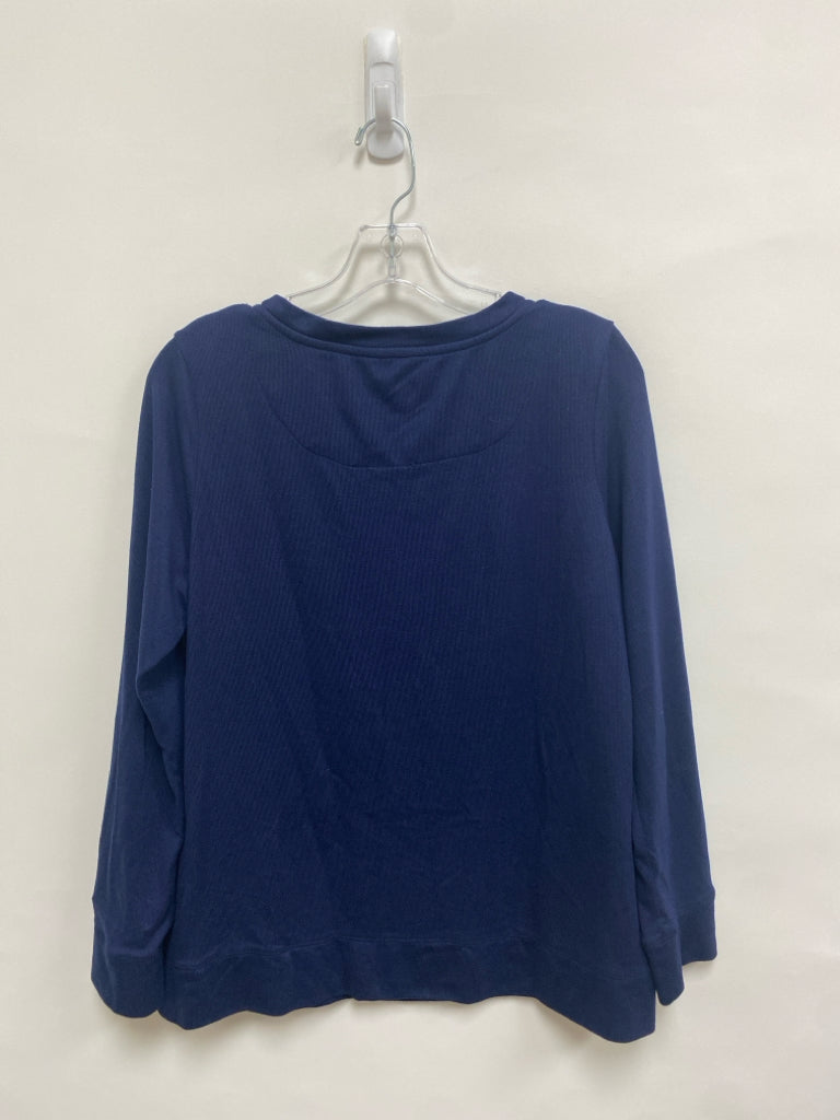 Kate Spade Size M Navy Pink Words Ladies Top