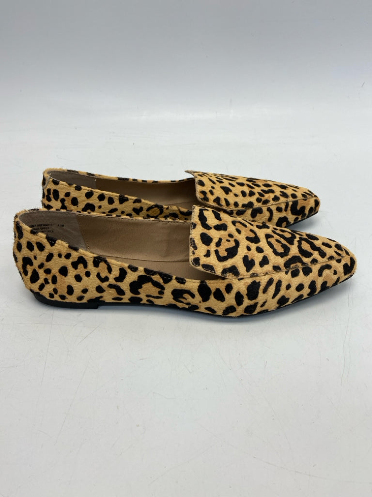 NWOT Steve Madden  Size 8.5 Tan Black Animal Print Flats
