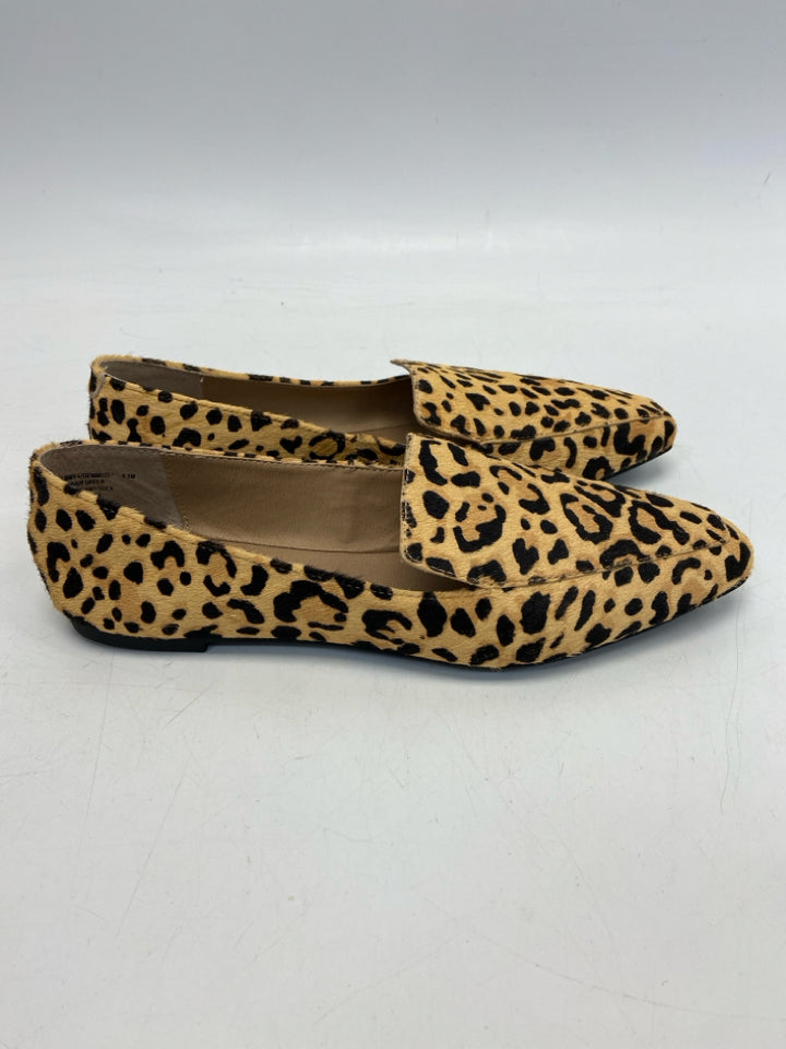 NWOT Steve Madden  Size 8.5 Tan Black Animal Print Flats