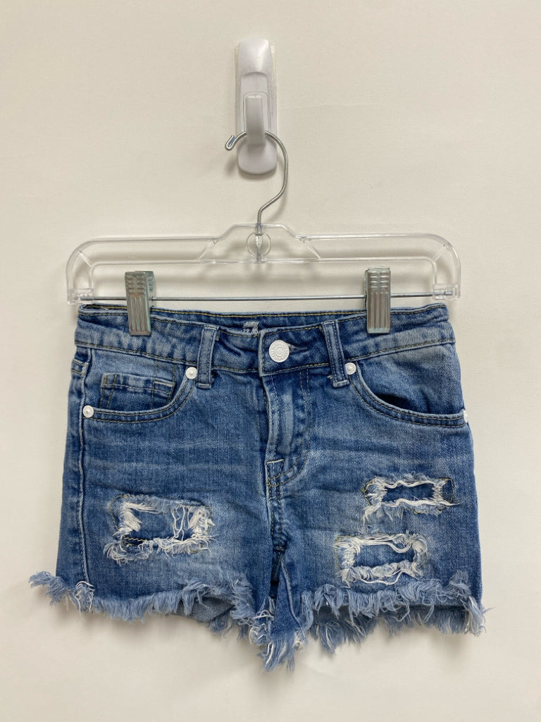 Seven 7 SIZE 8 Blue Denim Distressed Girl&