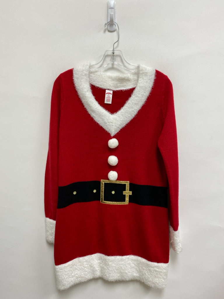 Size S Red White Santa Ladies Dress