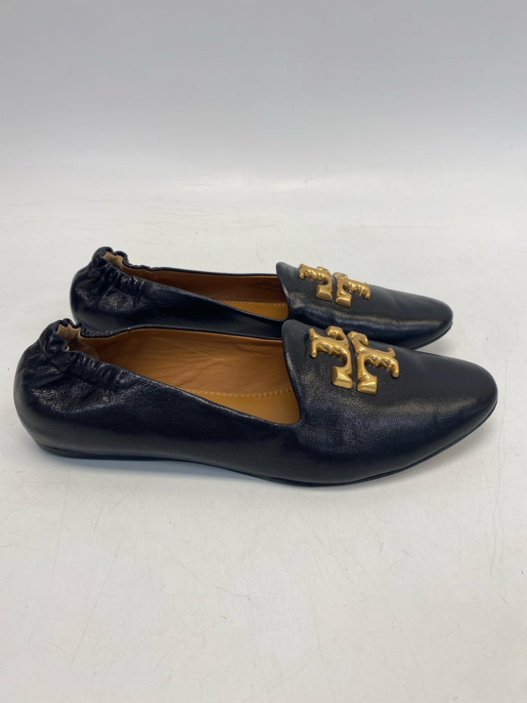 Tory Burch US Shoe Size 9 Black Gold Accent(s) Flats