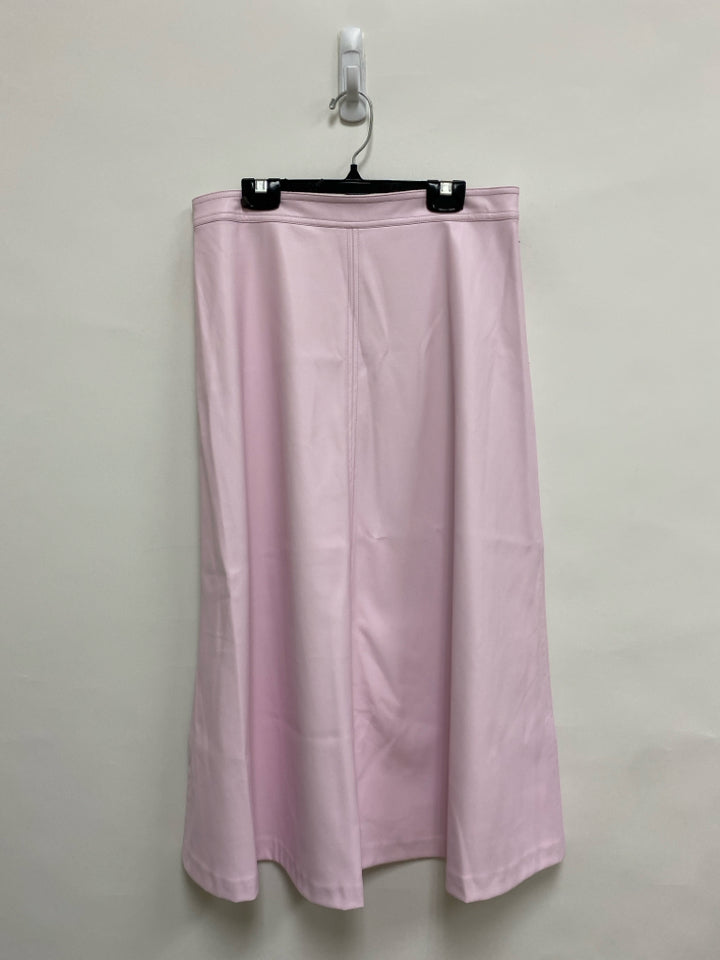 VINCE CAMUTO Size S Pale Pink Faux Leather Ladies Skirt