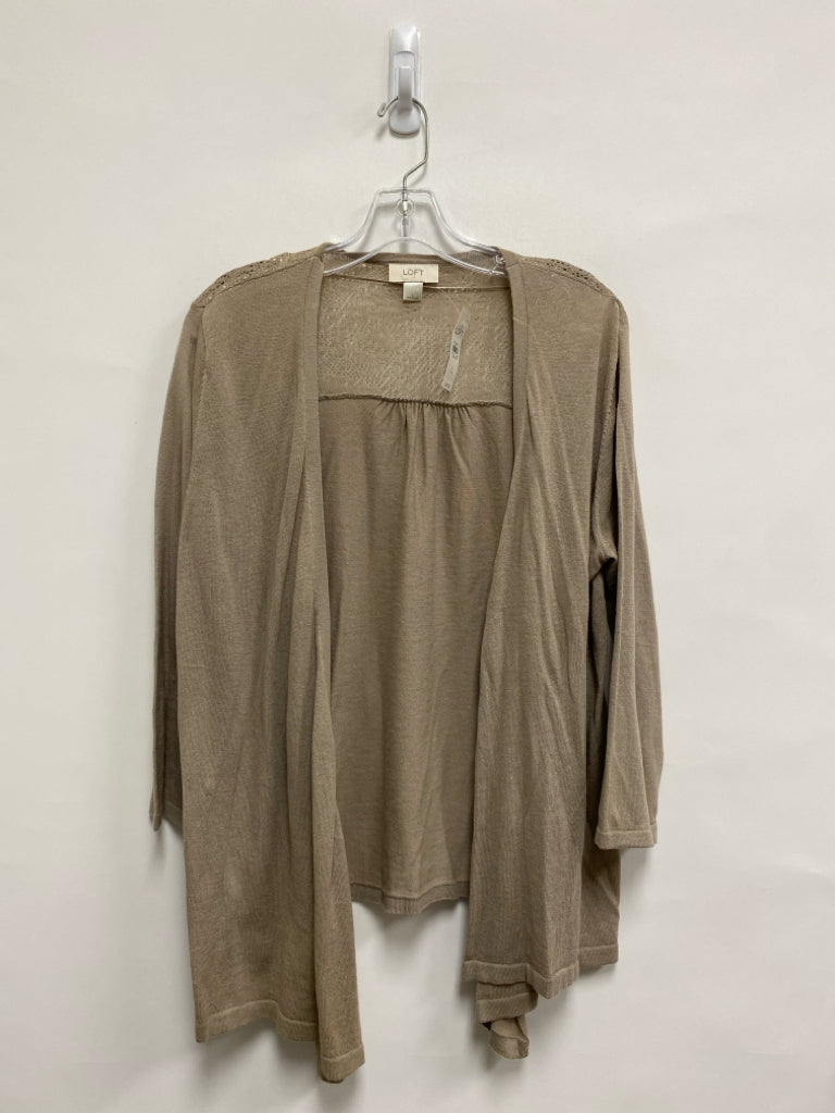 NWT LOFT Size L Beige Drape Ladies Sweater