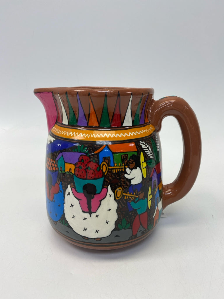 Brown Multi Color Terra Cotta Pottery