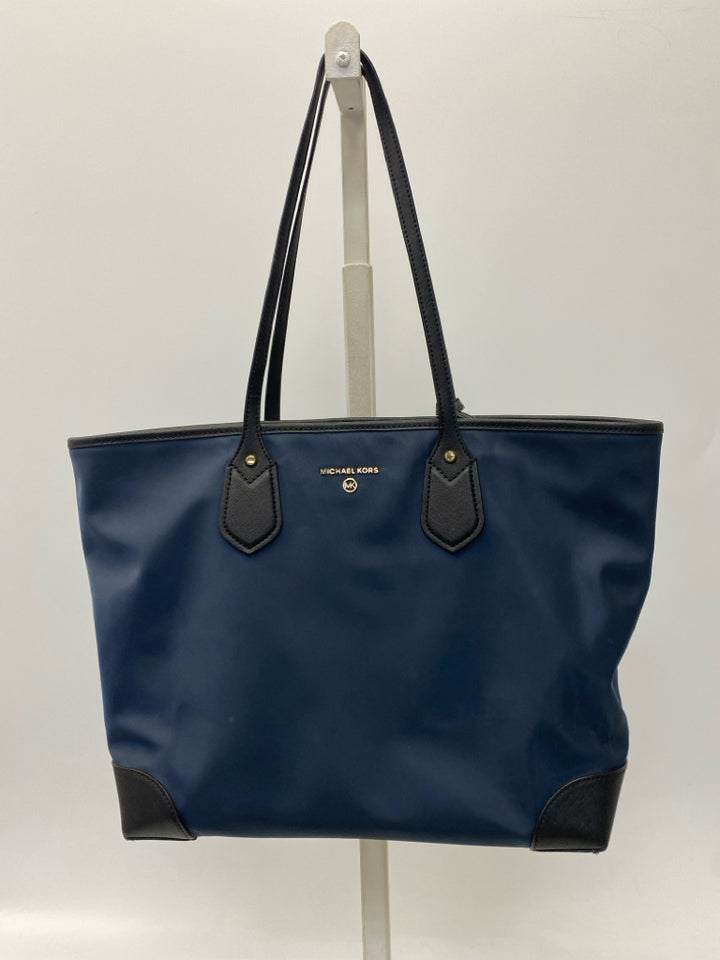 Michael Kors Navy Nylon Handbag