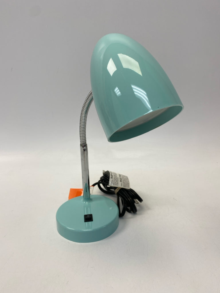 Aqua Silver Kids Lamp