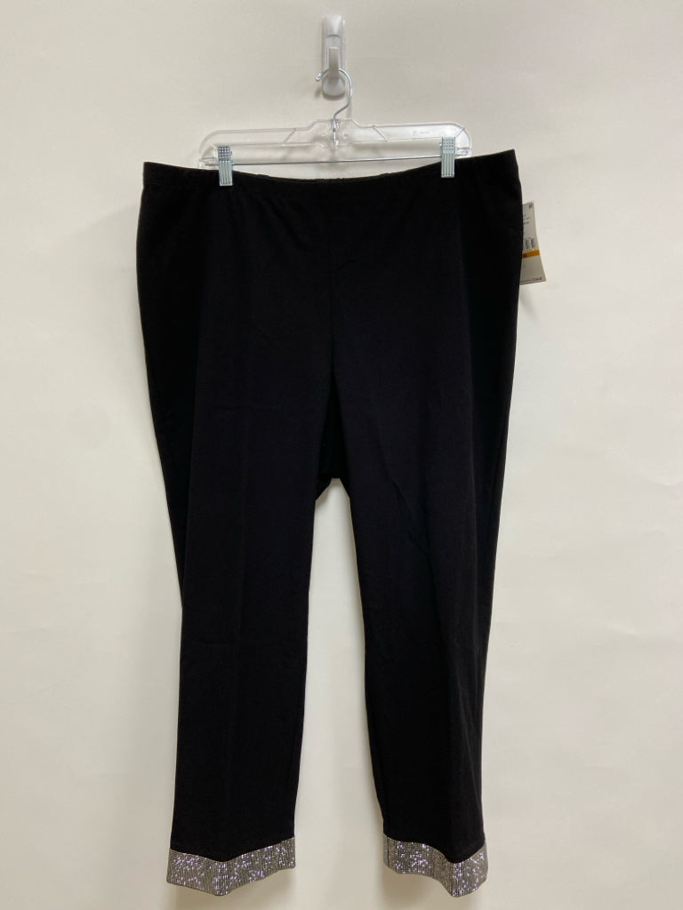 NWT Karen Kane Size 3X Black Pull-on Plus Size Pants