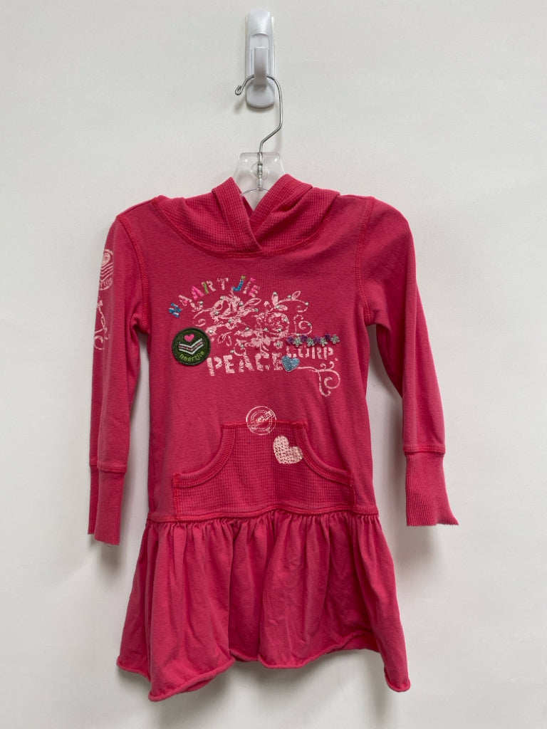 Naartjie Kids SIZE 3T Pink Words Hooded Girl&