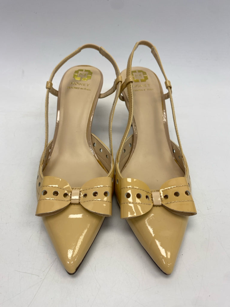 Monet  Size 9 Beige Patent Heels