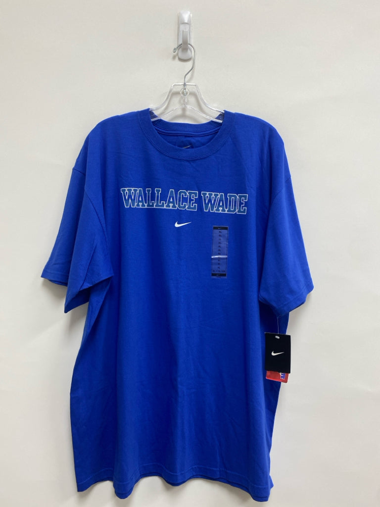 NWT Nike Size XL Blue White Words Men&