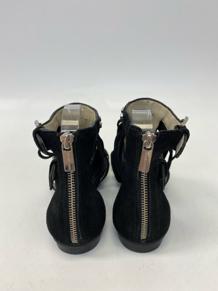 Michael Kors  Size 7.5 Black Studded Fringe Sandals