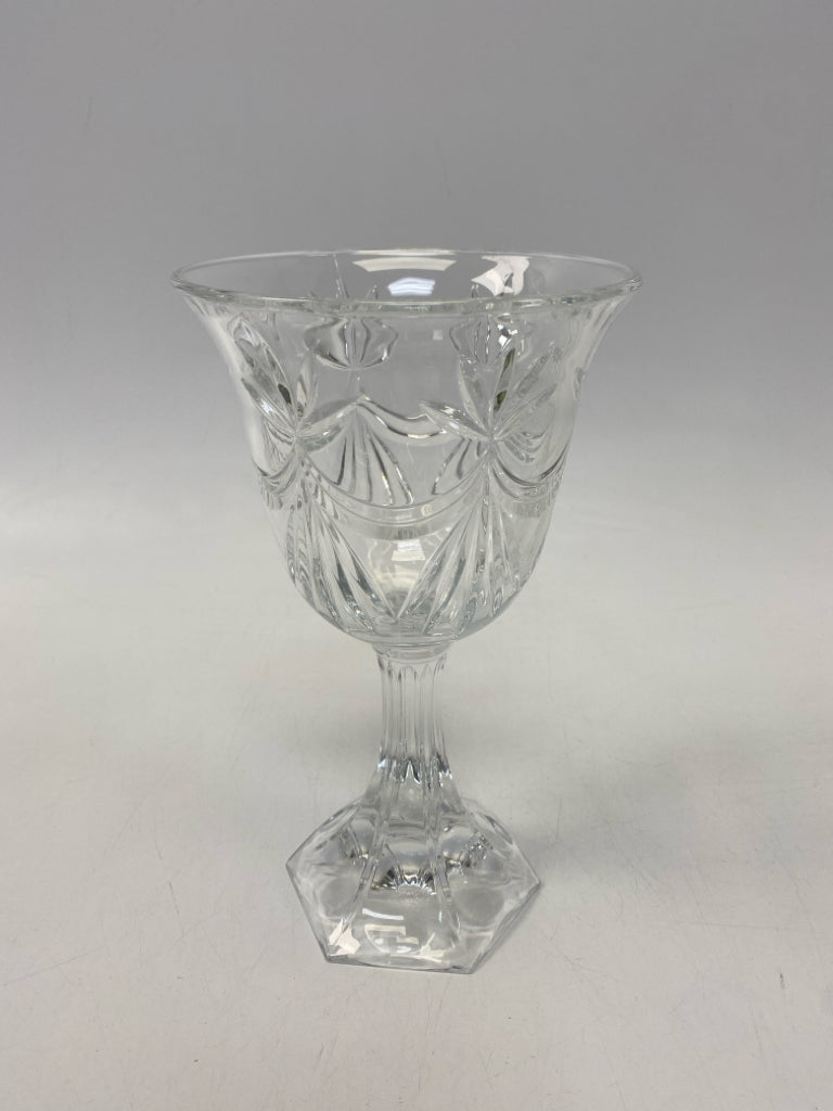 Clear Stars Glass Vase