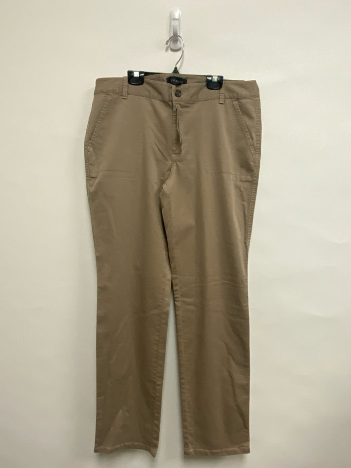 NWT Talbots Size 12 Dark Khaki Ladies Pants