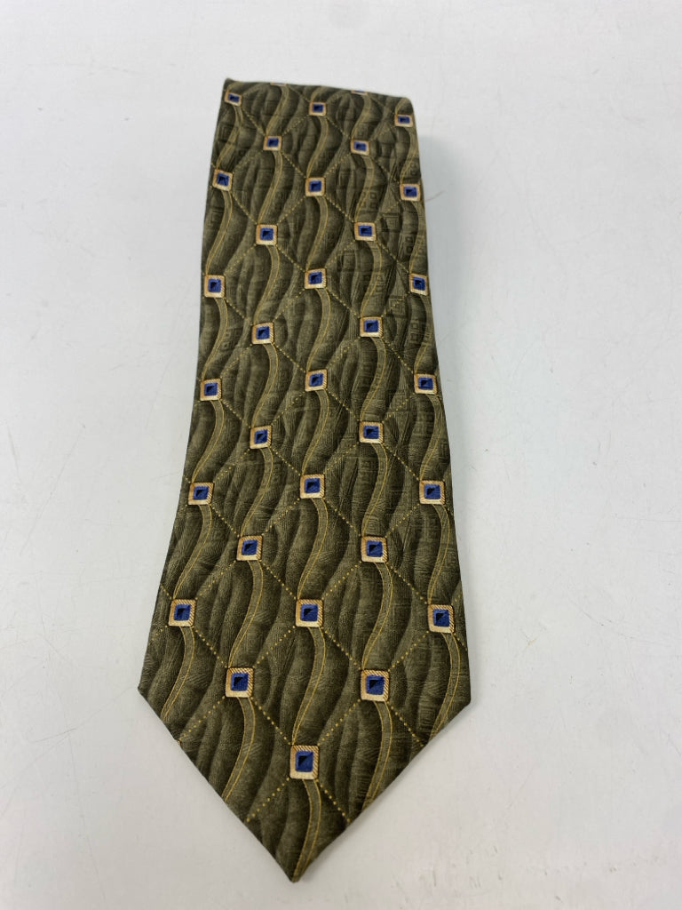 Olive Green Tan/blue Men&