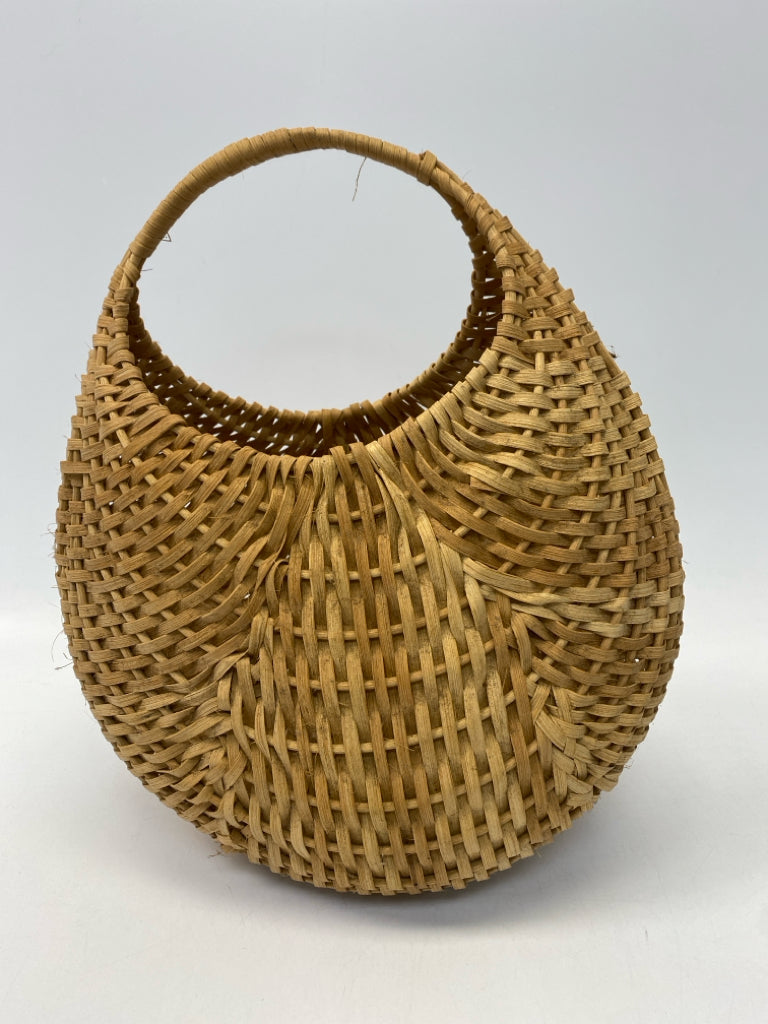 Natural Woven Rattan Basket