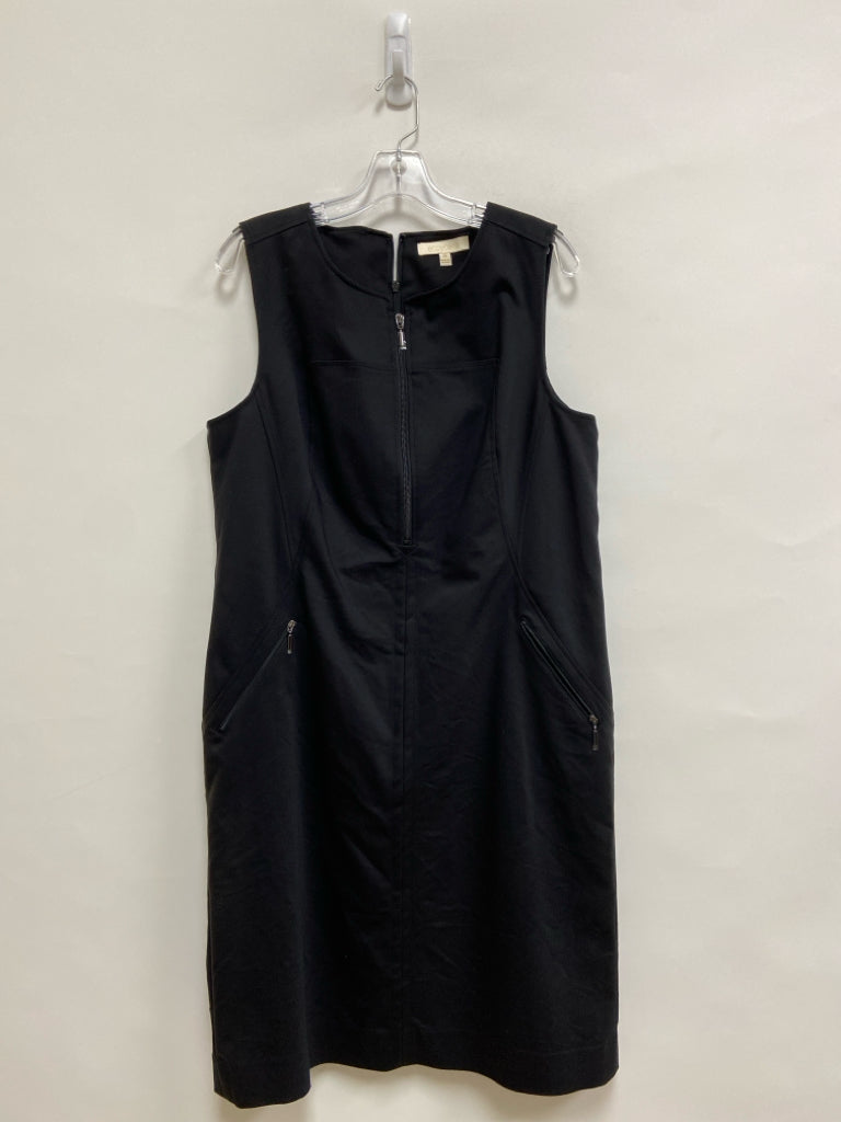 ETCETERA Size 16 Black Zipper Sleeveless Plus Size Dress