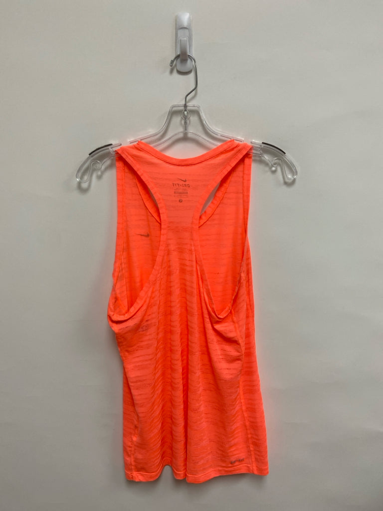 Nike Size L Neon Coral Tank Athletic Top