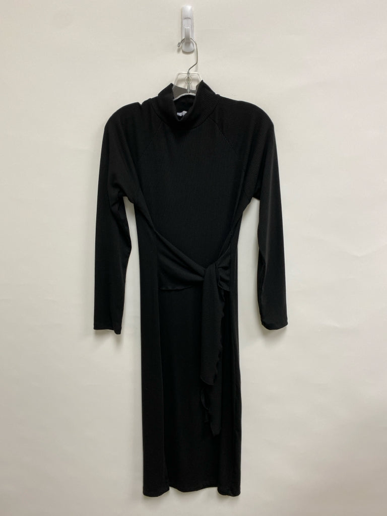 white birch Size S Black Ribbed Ladies Dress