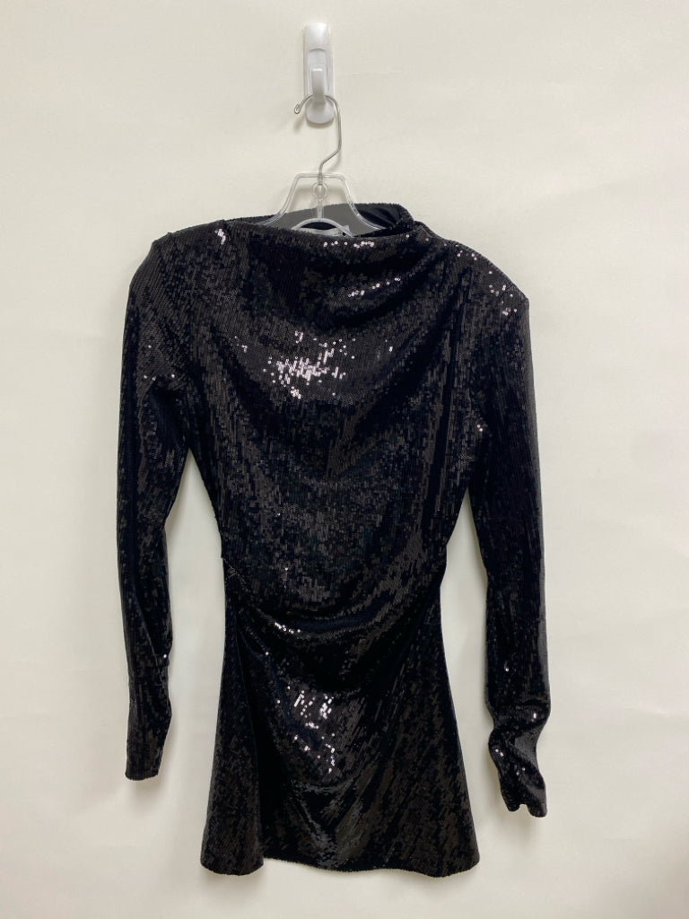 Zara Size S Black Sequins Ladies Dress