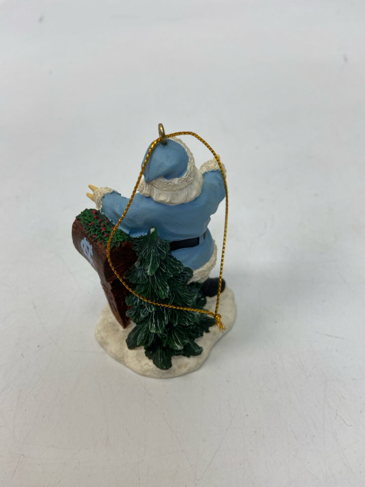 Blue White UNC Ornaments