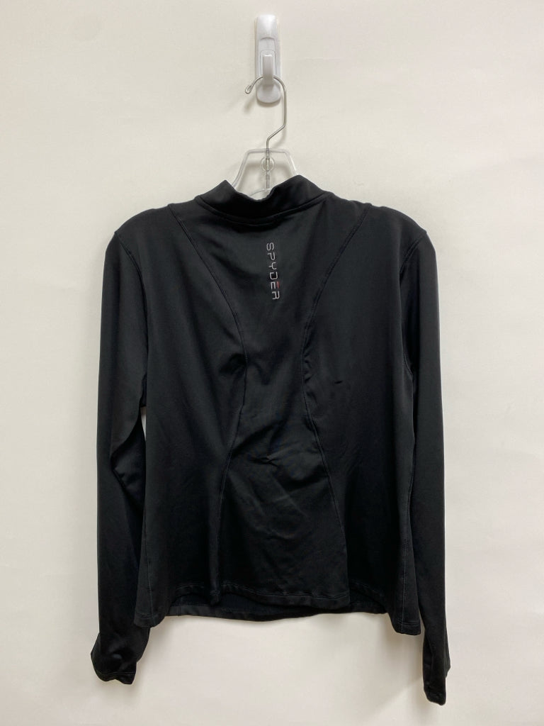 Spyder Size L Black Pullover Athletic Top