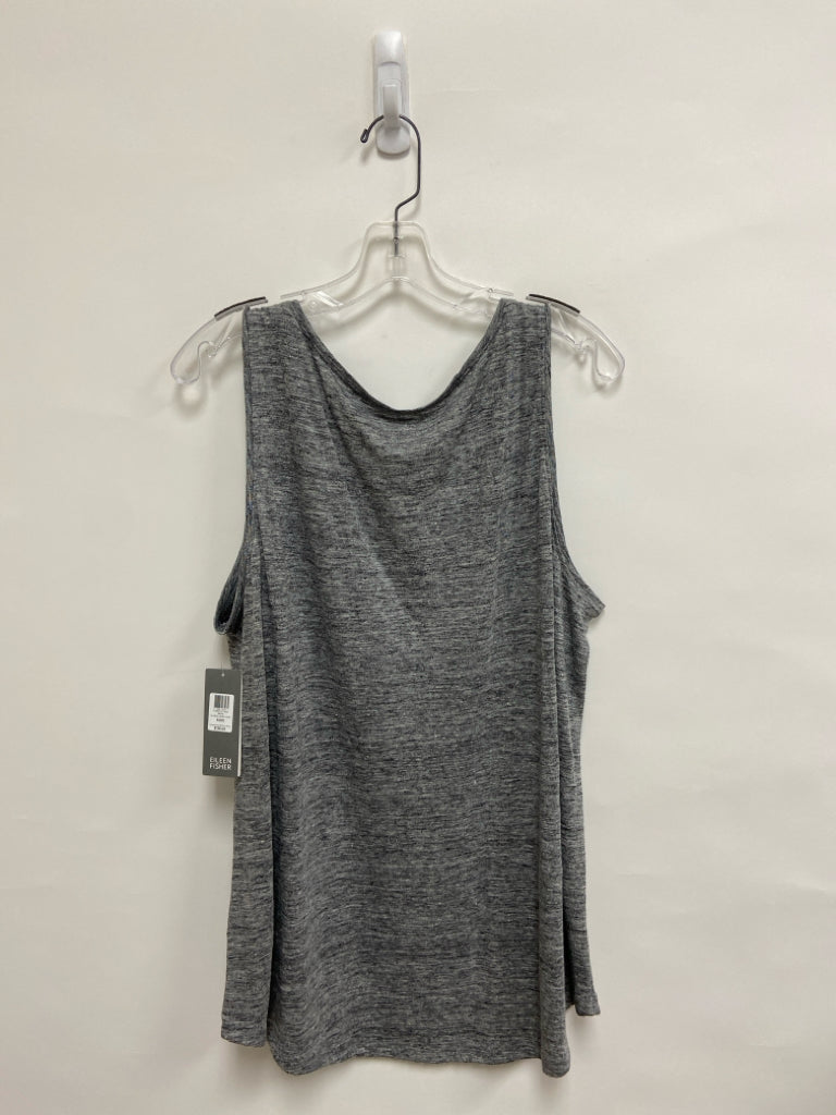 NWT Eileen Fisher Size XL Gray Sleeveless Ladies Top