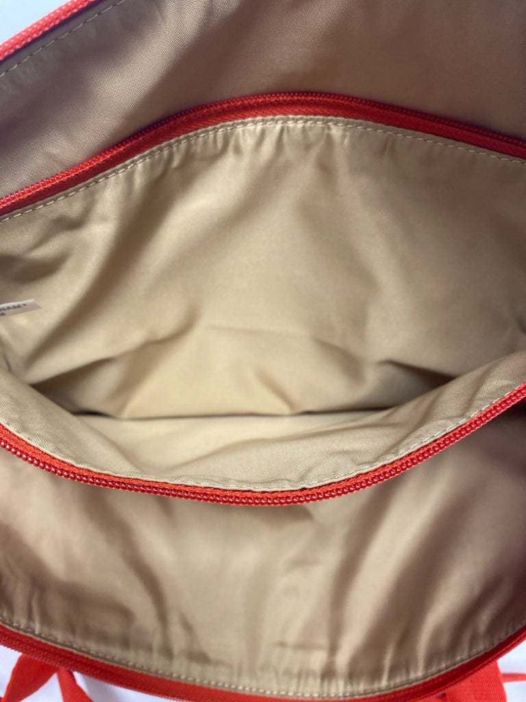 Coach Burnt Orange Signature Handbag