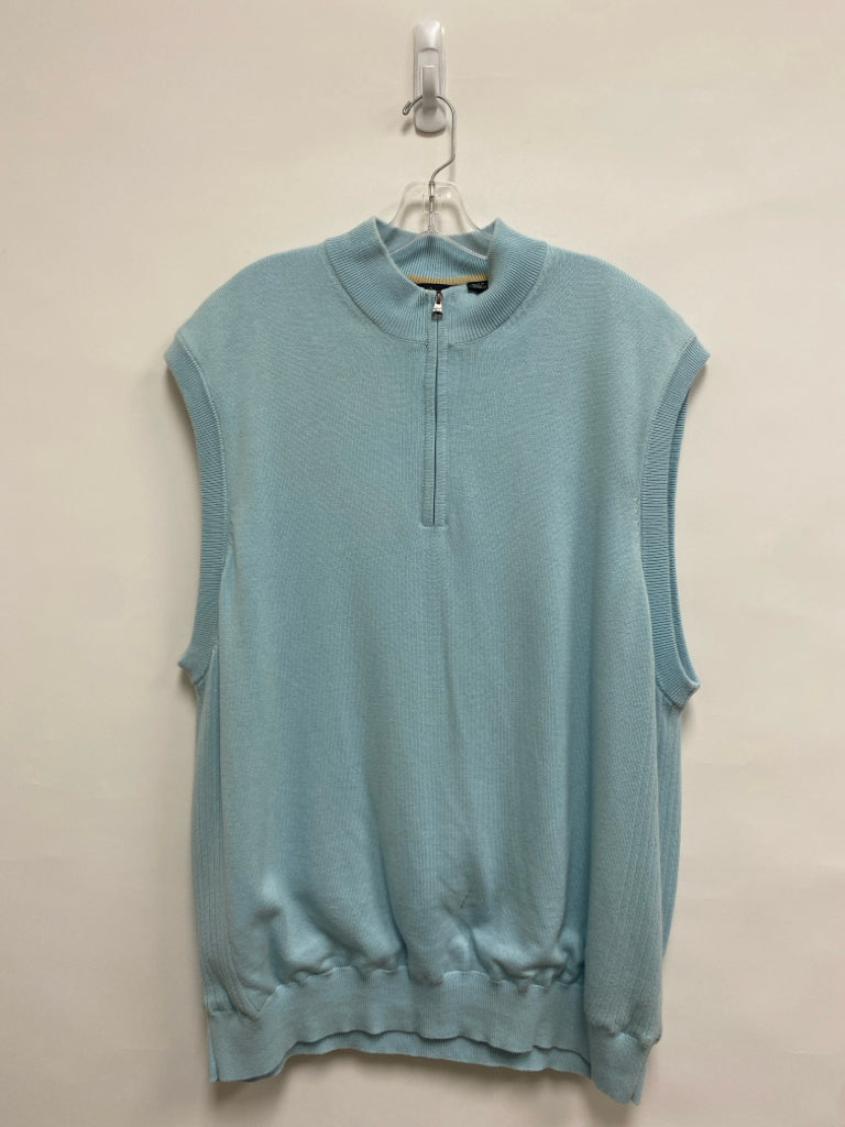 Greg Norman Size XXL Seafoam Quarter Zip Men&