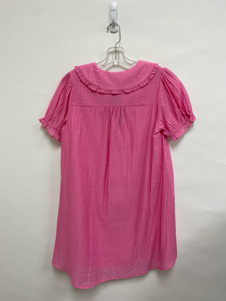 NWT GiGiO Size S Pink Texture Button Up Ladies Dress
