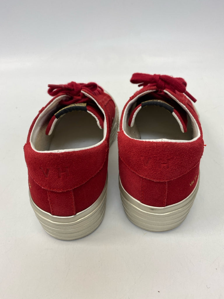 NWOT Vintage Havana  Size 8 Red Lace-up Sneakers