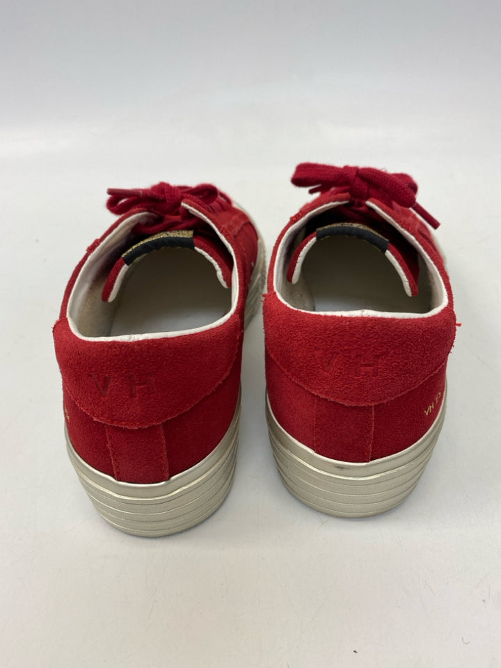 NWOT Vintage Havana  Size 8 Red Lace-up Sneakers