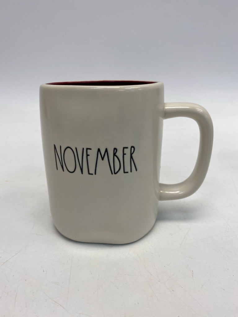 Rae Dunn White Coffee Mug