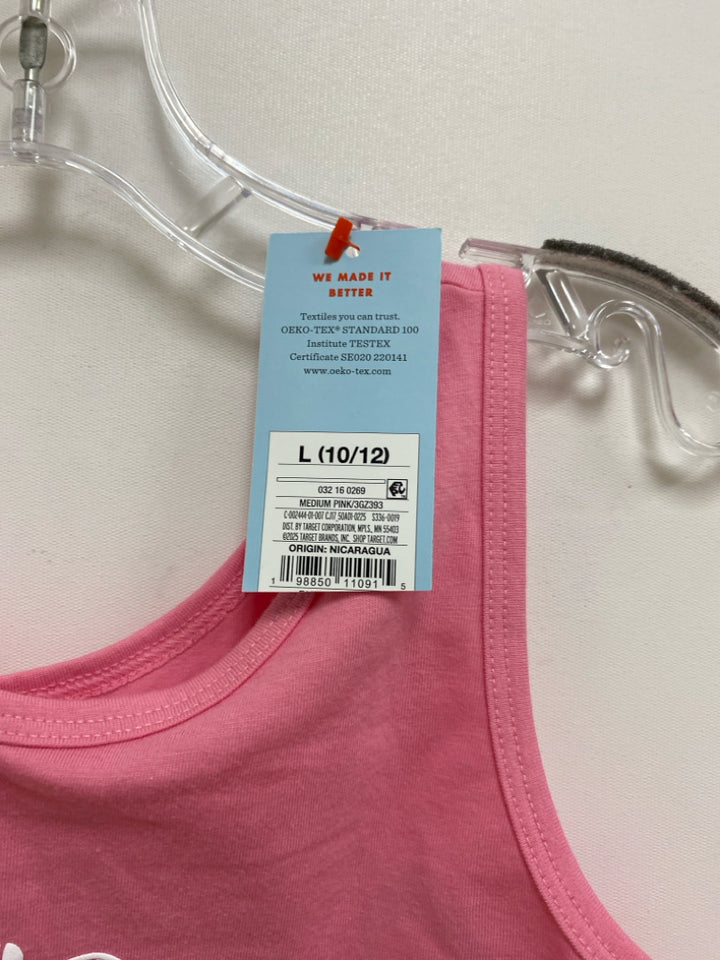 NWT Cat &amp; Jack SIZE 10/12 Pink White Tennis Sleeveless Girl&