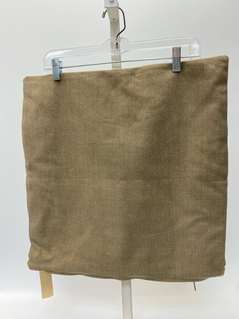 Brown Gold Pillow Cover