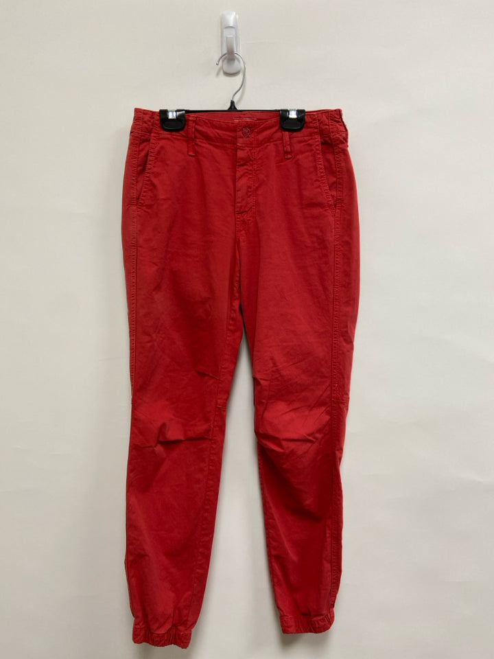 MOTHER Size 24 Red Ladies Pants