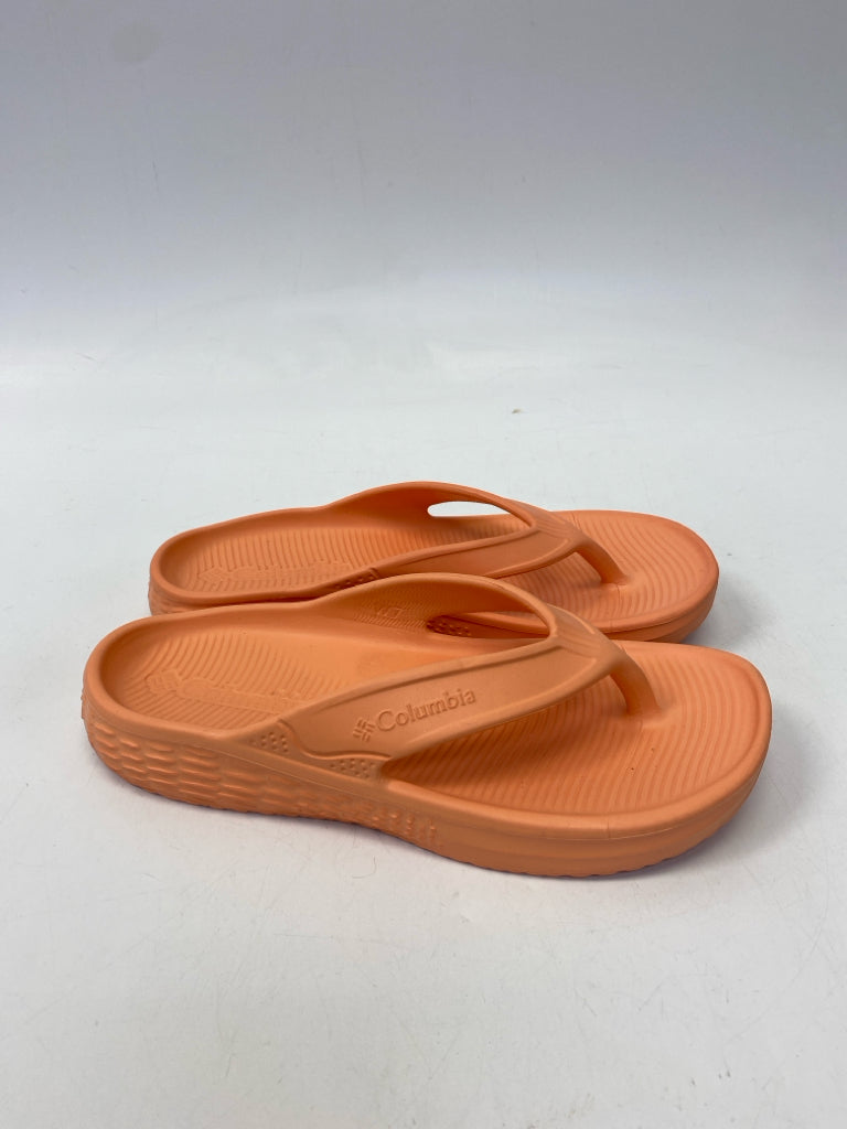 Columbia  Size 7 Peach Rubber Sandals